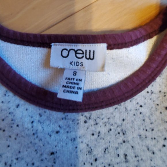 Girls Crew Kids Size 8 Striped Dress - Picture 9 of 12